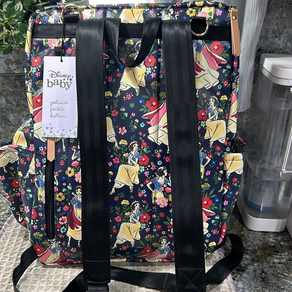 NWT Petunia Pickle Bottom Backpack Disney Snow White's Enchanted Forest - Picture 10 of 12